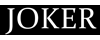 ジョーカーのロゴ