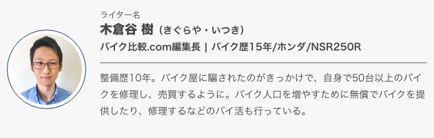バイク比較.com編集長のプロフィール画像
