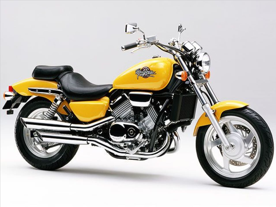 【売却済】希少！イエローのマグナ50！ボアアップ75cc不動車 マグナ50 黄色 極上車 買取 | バイク買取専門店 SUCCESS（サクセス）